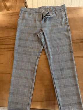 Kut from the Kloth Gray Glen Plaid Dress Pants